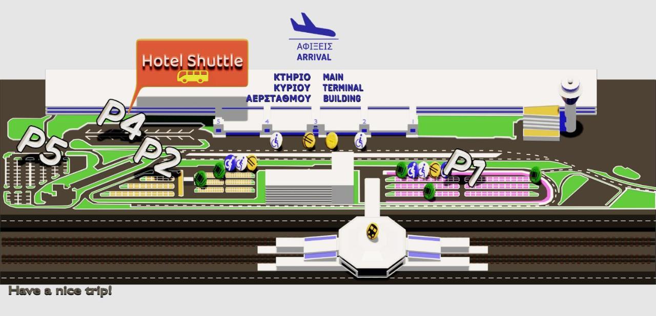 Hôtel Aethon Airport Project-Free Shuttle à Markópoulon Extérieur photo